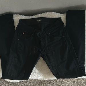 Hudson black skinny jeans, size 25